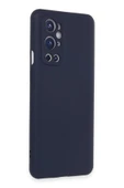 One Plus 9 Pro Kılıf Nano içi Kadife Silikon - Lacivert thumbnail 3