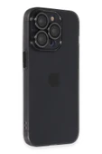 iPhone 13 Pro Kılıf Luko Lens Silikon - Siyah thumbnail 2