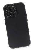 iPhone 13 Pro Kılıf Luko Lens Silikon - Siyah thumbnail 4