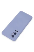 One Plus 9 Pro Kılıf Nano içi Kadife Silikon - Mavi thumbnail 3