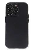 iPhone 13 Pro Max Kılıf Luko Lens Silikon - Siyah thumbnail 1