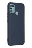 İnfinix Hot 10 Play Kılıf Nano içi Kadife Silikon - Lacivert thumbnail 3