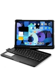 iPad Pro 11 (2021) Kılıf Magic Dönen Klavyeli Tablet Kılıf - Siyah thumbnail 2