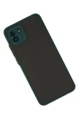 Samsung Galaxy A03 Kılıf Montreal Silikon Kapak - Yeşil thumbnail 3