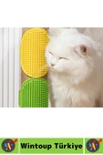 Ergonomik Evcil Hayvan Yumuşak Esnek Zararsz Masaj Pet Kedi Köpek Silikon Tüy Toplama Yıkama Fırçası thumbnail 3