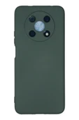 Huawei Nova Y90 Kılıf Nano içi Kadife Silikon - Koyu Yeşil thumbnail 1