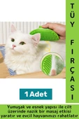 Ergonomik Evcil Hayvan Yumuşak Esnek Zararsz Masaj Pet Kedi Köpek Silikon Tüy Toplama Yıkama Fırçası thumbnail 1