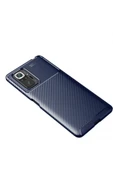 Xiaomi Redmi Note 10 Pro Kılıf Auto Focus Karbon Kapak - Lacivert thumbnail 2