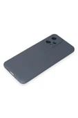 Xiaomi Redmi Note 12 5G Kılıf Nano içi Kadife Silikon - Gri thumbnail 4