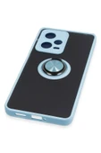Xiaomi Redmi Note 12 5G Kılıf Montreal Yüzüklü Silikon Kapak - Buz Mavi thumbnail 5