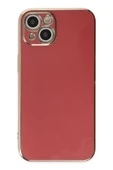 iPhone 14 Plus Kılıf Volet Silikon - Kırmızı thumbnail 2