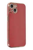 iPhone 14 Plus Kılıf Volet Silikon - Kırmızı thumbnail 1