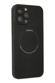 iPhone 14 Pro Kılıf Jack Magneticsafe Lens Silikon - Siyah thumbnail 2