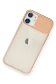 iPhone 11 Kılıf Palm Buzlu Kamera Sürgülü Silikon - Pembe thumbnail 2