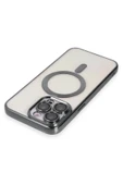 iPhone 15 Pro Kılıf Kross Magneticsafe Kapak - Titan Gri thumbnail 4