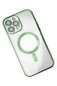 iPhone 14 Pro Kılıf Kross Magneticsafe Kapak - Koyu Yeşil thumbnail 2