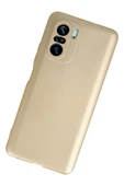 Xiaomi Poco F3 Kılıf First Silikon - Gold thumbnail 3