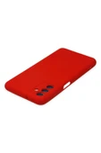Samsung Galaxy A04S Kılıf Nano içi Kadife Silikon - Kırmızı thumbnail 4