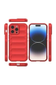 iPhone 15 Pro Max Kılıf Optimum Silikon - Kırmızı thumbnail 3
