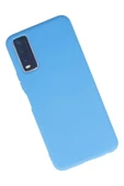 Vivo Y11S Kılıf Nano içi Kadife Silikon - Mavi thumbnail 2