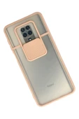 Xiaomi Redmi Note 9 Pro Kılıf Palm Buzlu Kamera Sürgülü Silikon - Pembe thumbnail 2