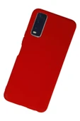Vivo Y11S Kılıf Nano içi Kadife Silikon - Kırmızı thumbnail 3