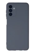 Samsung Galaxy A04S Kılıf Nano içi Kadife Silikon - Gri thumbnail 1