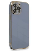iPhone 15 Pro Kılıf Volet Silikon - Mavi thumbnail 1