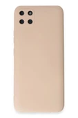 Realme C11 Kılıf Nano içi Kadife Silikon - Pudra thumbnail 1