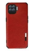 Oppo Reno 4 Lite Kılıf Loop Deri Silikon - Kırmızı thumbnail 1