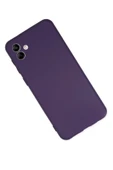 Samsung Galaxy A04 Kılıf First Silikon - Mor thumbnail 3