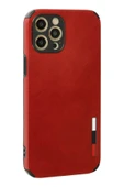 iPhone 12 Pro Max Kılıf Loop Deri Silikon - Kırmızı thumbnail 2