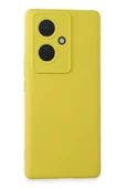 Vivo V29 Lite Kılıf Nano içi Kadife Silikon - Sarı thumbnail 1