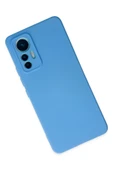 Xiaomi Mi 12 Lite Kılıf Nano içi Kadife Silikon - Mavi thumbnail 3