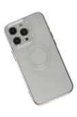 iPhone 13 Pro Kılıf Santa Lens Silikon - Şeffaf thumbnail 3