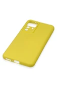 Xiaomi Mi 12T Pro Kılıf Nano içi Kadife Silikon - Sarı thumbnail 5