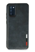 Samsung Galaxy A02S Kılıf Loop Deri Silikon - Lacivert thumbnail 1