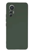 Xiaomi Mi 12 Lite Kılıf Nano içi Kadife Silikon - Koyu Yeşil thumbnail 1