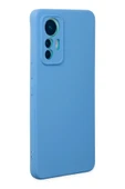 Xiaomi Mi 12 Lite Kılıf Nano içi Kadife Silikon - Mavi thumbnail 2