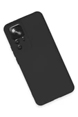Xiaomi Mi 12T Pro Kılıf Nano içi Kadife Silikon - Siyah thumbnail 4