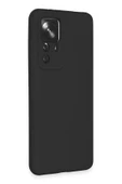 Xiaomi Mi 12T Pro Kılıf Nano içi Kadife Silikon - Siyah thumbnail 3