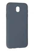 Samsung Galaxy J7 Pro / J730 Kılıf Nano içi Kadife Silikon - Gri thumbnail 3