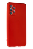 Samsung Galaxy A32 Kılıf First Silikon - Kırmızı thumbnail 2