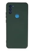 General Mobile GM 21 Plus Kılıf Nano içi Kadife Silikon - Koyu Yeşil thumbnail 1