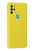 General Mobile GM 21 Pro Kılıf Nano içi Kadife Silikon - Sarı thumbnail 2