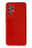 Samsung Galaxy A32 Kılıf First Silikon - Kırmızı thumbnail 1