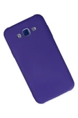 Samsung Galaxy J7 Kılıf Nano içi Kadife Silikon - Mor thumbnail 2
