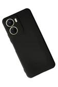 Vivo Y16 Kılıf First Silikon - Siyah thumbnail 3