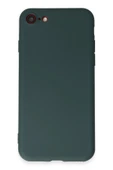 iPhone 7 Kılıf First Silikon - Koyu Yeşil thumbnail 1