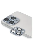 iPhone 13 Pro Max Pers Alüminyum Kamera Lens - Sierra Blue thumbnail 3